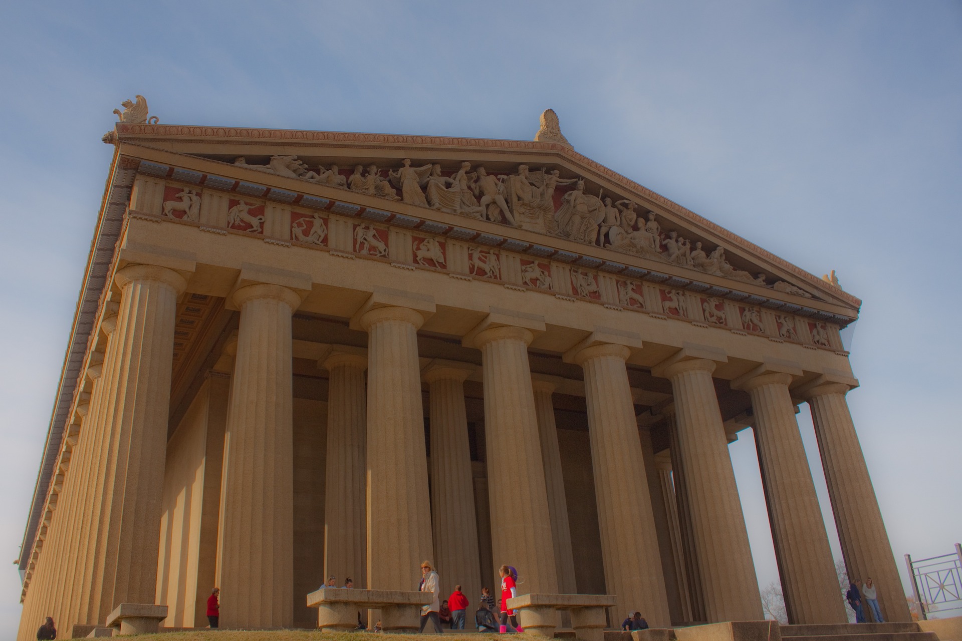 The replica Parthenon in Nashville, TN